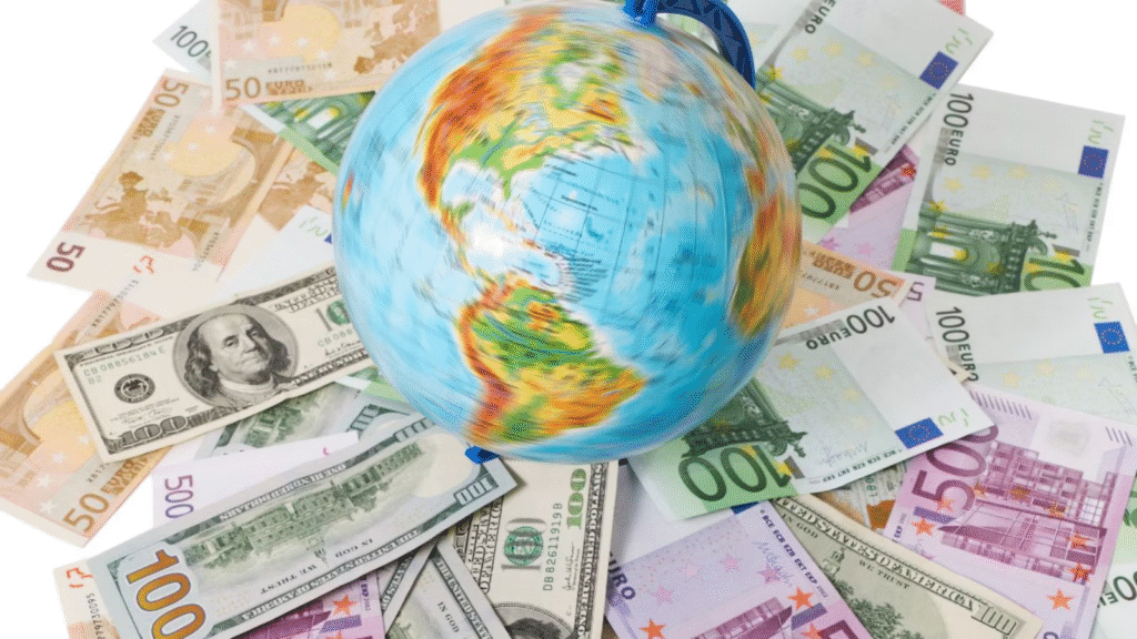 Global business payments and international banking services.
